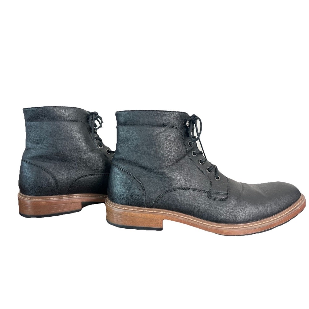 Perry Ellis America Mens Gunner Black Lace Up Combat Boots Size 11 PPFST14120A-2